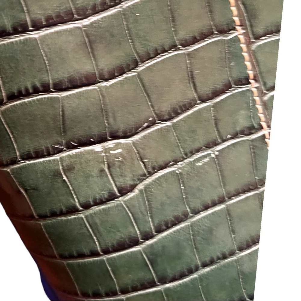 New ▶️ Dooney & Bourke ◀️ Green Croc Embossed Lexington Shopper Tote - Picture 15 of 16